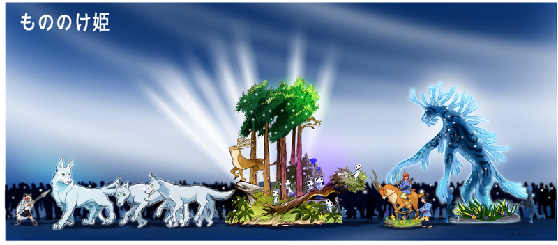 Illustration for article titled Disney Theme Park Designer Imagines Terrific Studio Ghibli Rides